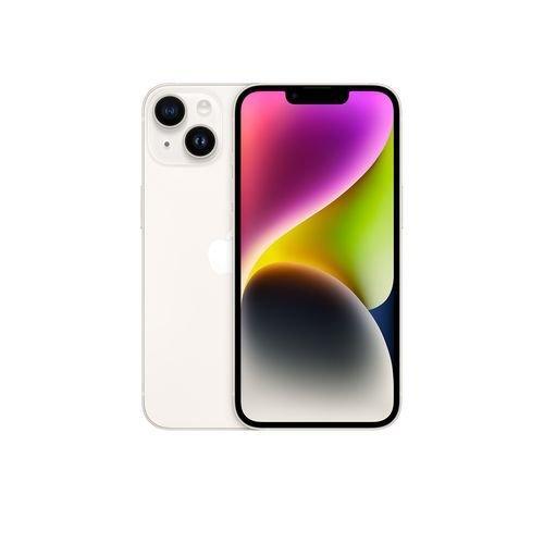 ★Appleストア版 国内正規SIMフリー iPhone14Plus 256GB スターライト MQ4L3J/A　A2885 新品未開封　♪ガラスフィルムと透明ケースプレゼント