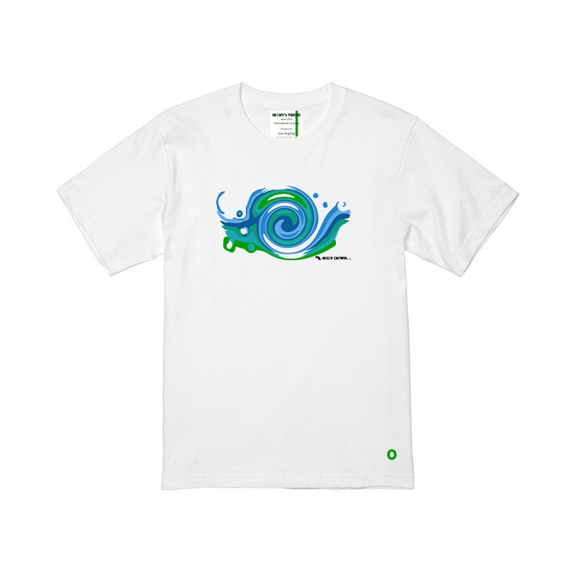 T-shirts 【SHUT DOWN】 Size SM White