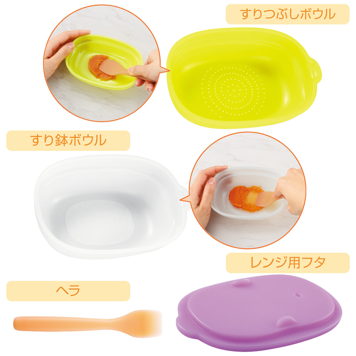 ベビーレーベル 離乳食ナビゲート調理セット【リリースSALE】【ゲリラセール】