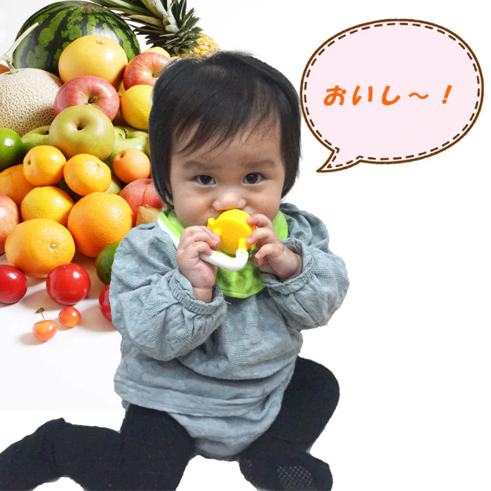 【Ｌ クマ.ライトブルー】ベビー おしゃぶり フードフィーダー 離乳食フィーダー 離乳食 フルーツ  食育 歯固め 赤ちゃん Baby 男の子 女の子 出産祝い ギフト プレゼント  アクセサリー 可愛い カラフル