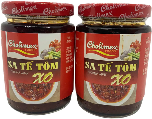 チョリメックス ベトナムラー油エビサテ 170g 2瓶 SATE TOM XO Cholimex 170g 2 hu