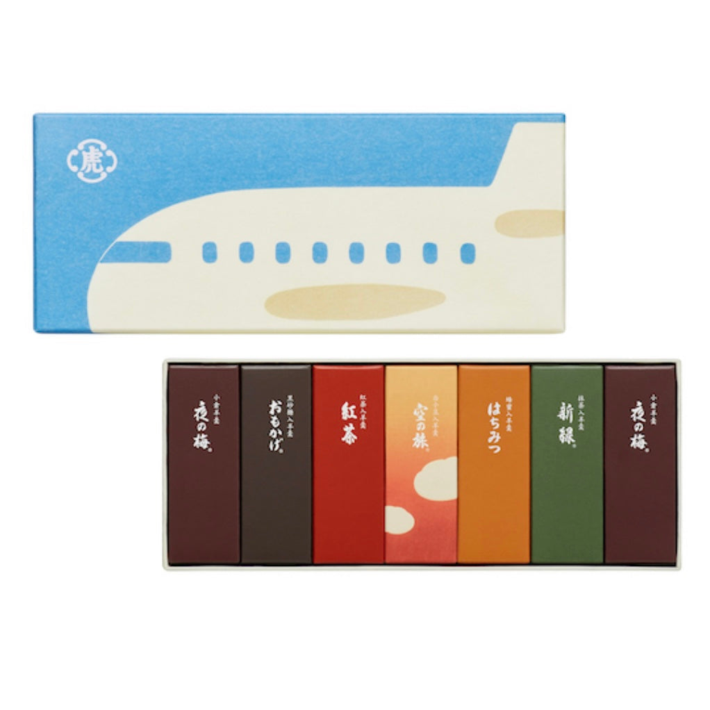 とらや 虎屋 羊羹 ようかん 7本入り 小形羊羹 詰め合わせ ギフト スイーツ 空港限定 お土産 お菓子 和菓子