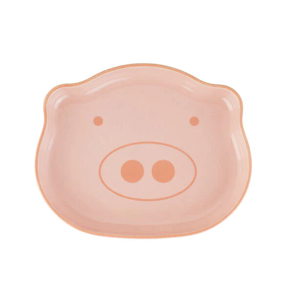 ストウブ ベビー＆キッズ テーブルウェアセット ピンク | STAUB 赤ちゃん用 食器 皿  マグ セラミック  子ども用 食器セット ギフト お祝い 出産祝い 陶器 食器 動物 どうぶつ デザイン プレート