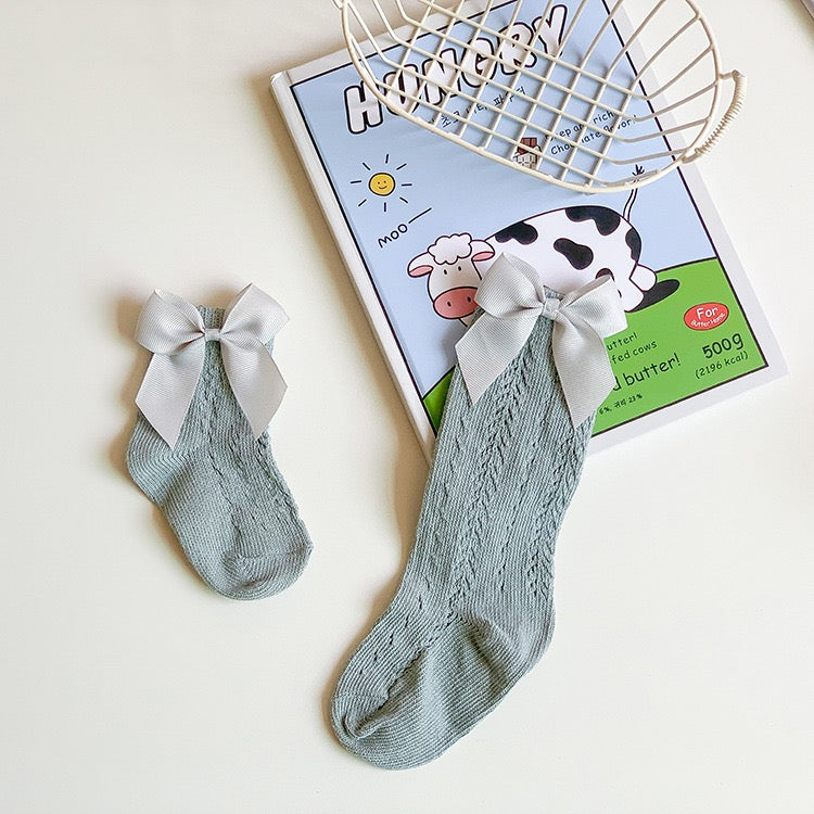 お徳3足セット 　M：15cm-18cm　（3歳ー5歳） 即納　子供　靴下　リボン　女の子　通気性　夏　ソックス　キッズ　発表会　韓国風　幼稚園　保育園
