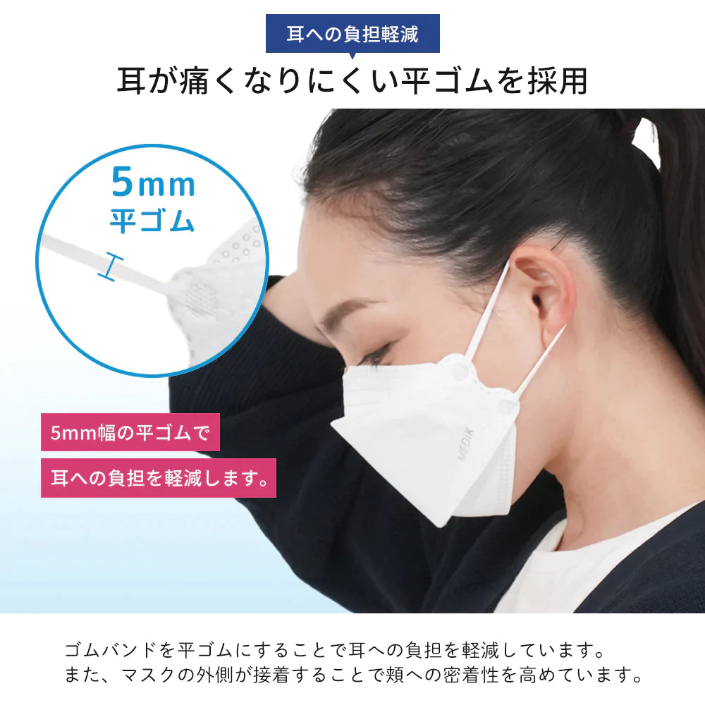 【50枚入】KF94  3D立体マスク ホワイト