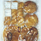 半額の見切り品：パン３点セット（焼いて食べるパン.リベイク用.ぺったんこ真空パック）賞味期限８月２１日：製造日８月１日：１００年製造のこしあん：期待外れでも「安心の全額返金保証品」