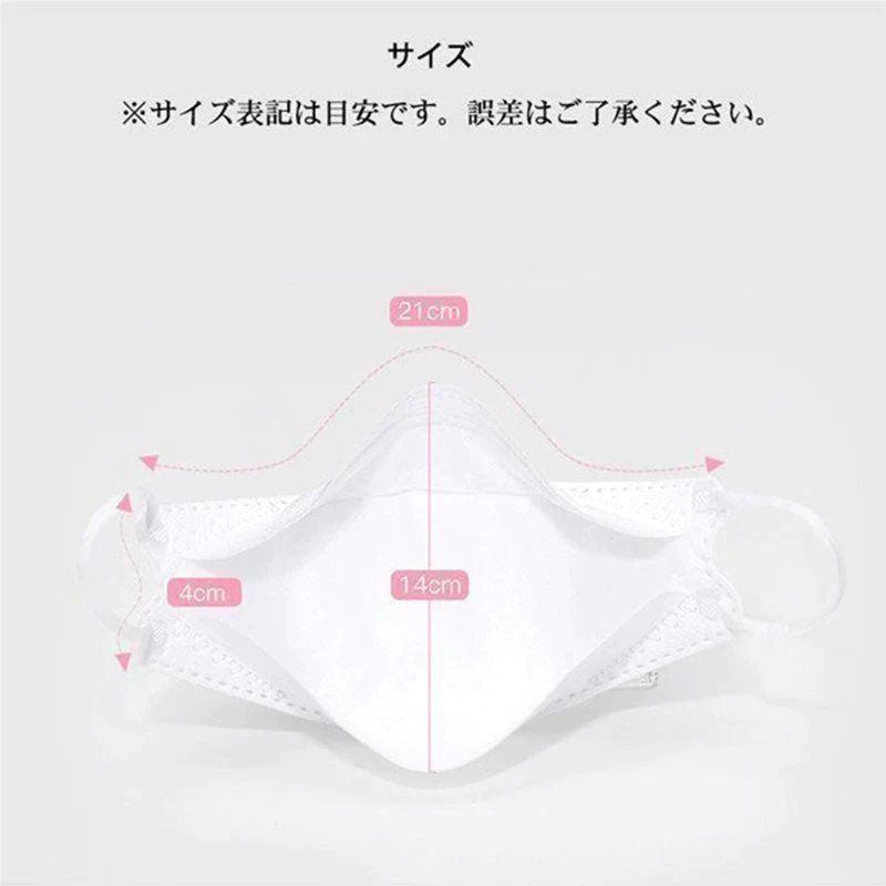 【超得ハイパーSALE】（ホワイト）マスク KN95 韓国風 120枚 柳葉型10枚入包装 大人 子ども 立体マスク 口紅が付きにくい 4層フィルター 小顔効果 不織布 男女兼用 送料無料