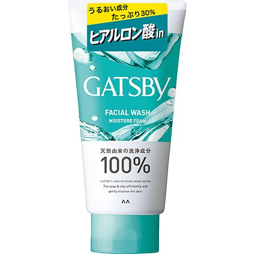 GATSBY（ギャツビー）洗顔料 モイスチャーフォーム うるおい ノンスクラブ 130g