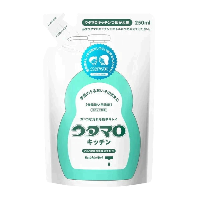 【100円シェア買い】ウタマロキッチン つめかえ用 250ml [食器洗い洗剤]【ご新規さんとシェア買い】