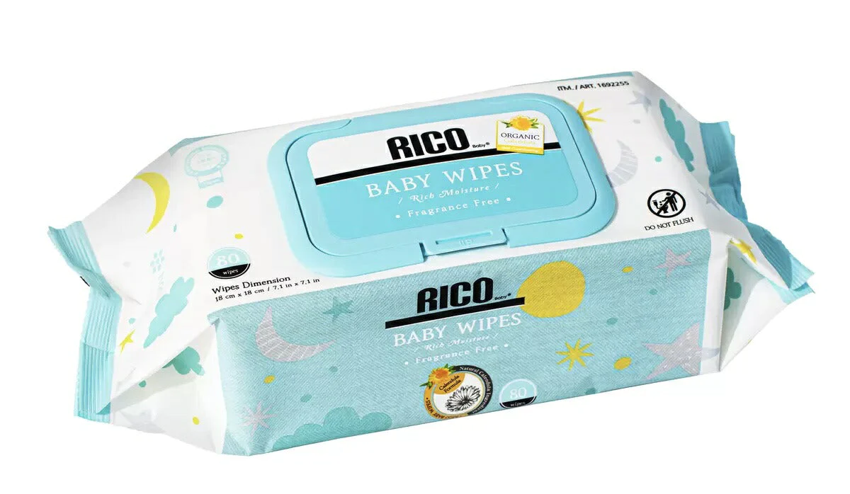 RICO＊大人気/最新版＊ 【Newおしりふき】RICO リコ　おしりふき　ベビーワイプ　720枚  80枚×9パック　【KS KIRKLAND SIGNATURE BABY WIPE(OUTER)】【コストコ通販】カークランド 送料無料
