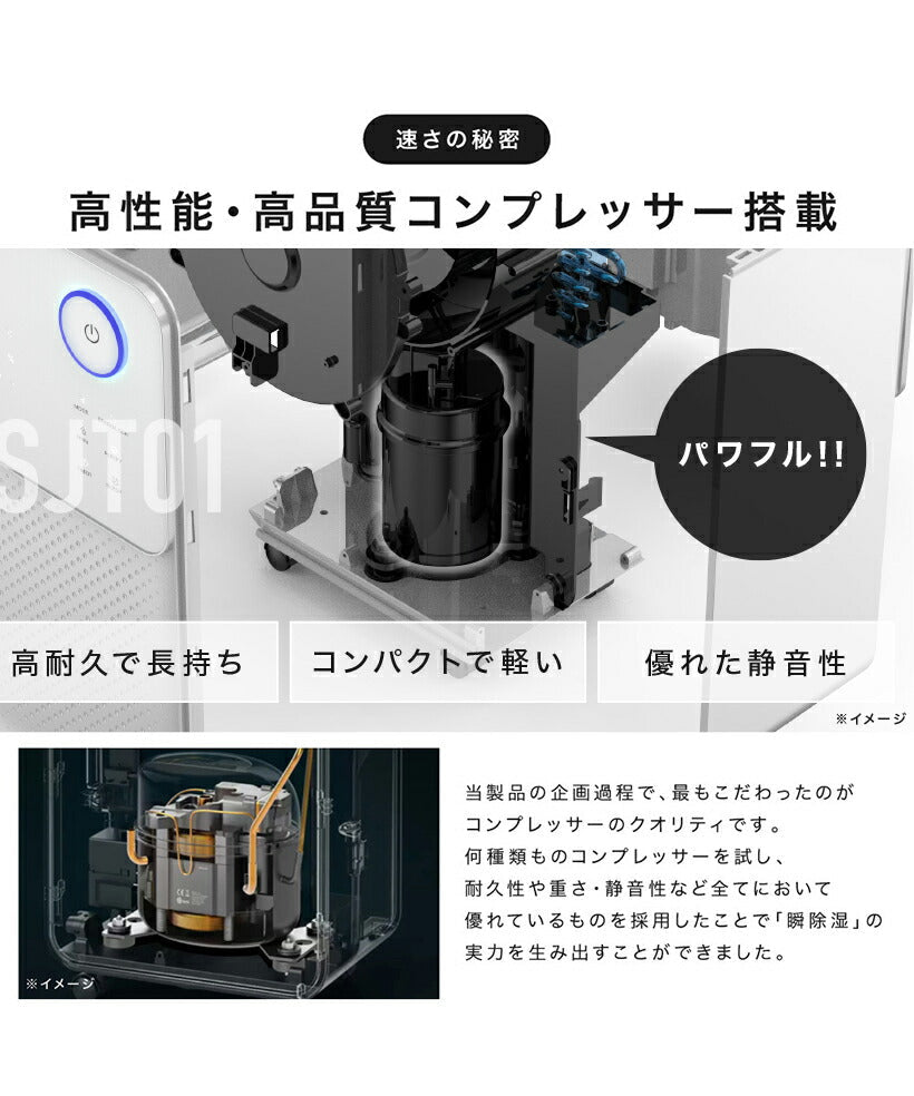 【3人シェア買いでお得】2022年最新モデル-■ 瞬除湿 コンプレッサー式 除湿機 除湿器 湿気対策 除湿乾燥機 乾燥器 乾燥機 空気清浄 マイナスイオン コンパクト 衣類乾燥除湿機 結露 梅雨 部屋干し 室内干し おしゃれ おしゃれ カビ対策 洗濯物 衣類乾燥 扇風機