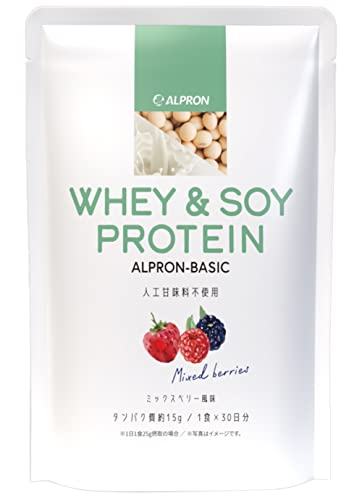 ALPRON WHEY＆SOY ﾐｯｸｽﾍﾞﾘｰ750g