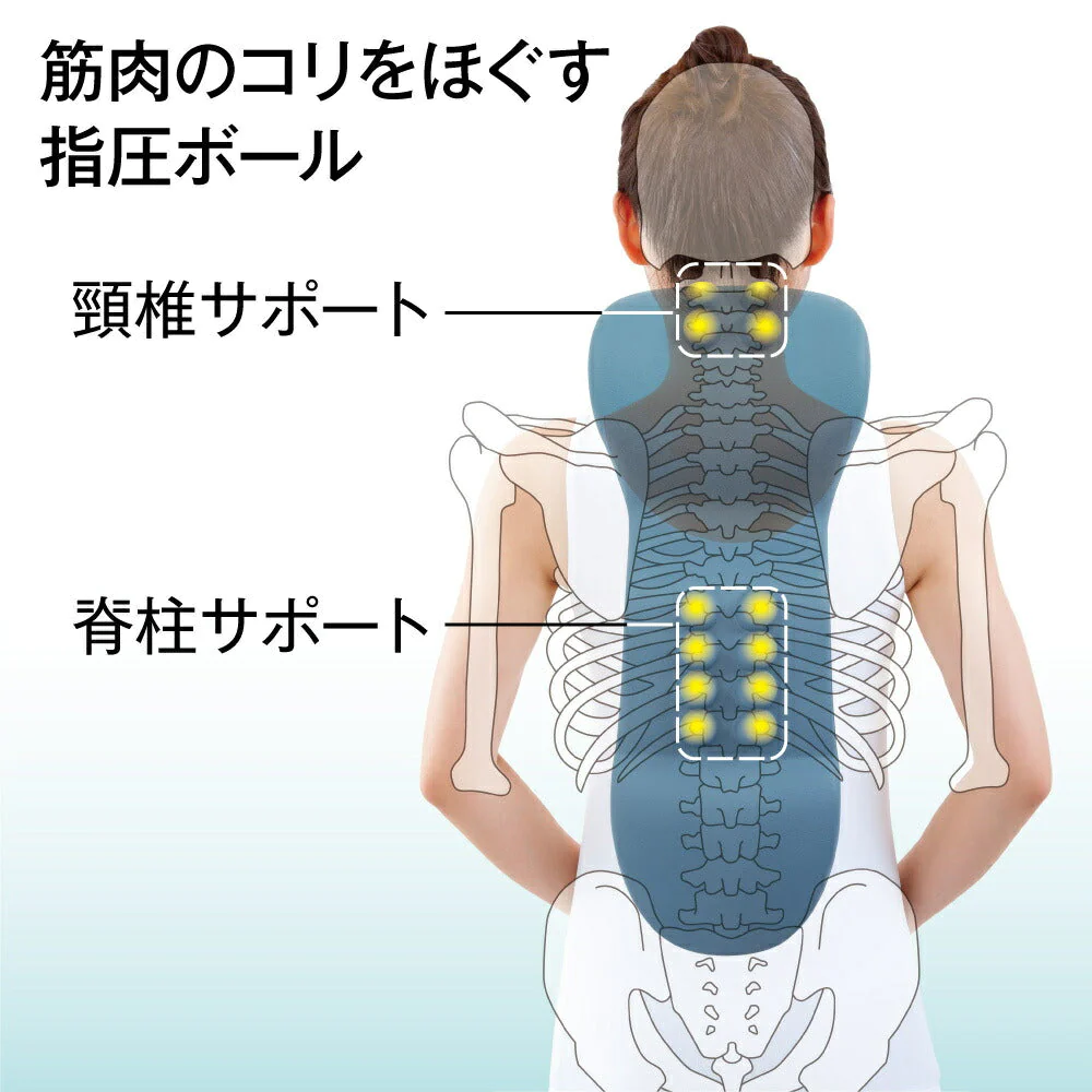 スパイン ストレッチ 整律(せいりつ) マッサージ 健康グッズ 背すじ伸ばし 背のばし 指圧効果 ツボ押し 背筋 背骨 甲骨ストレッチ 肩こり 首コリ 肩甲骨マッサージ プレゼント