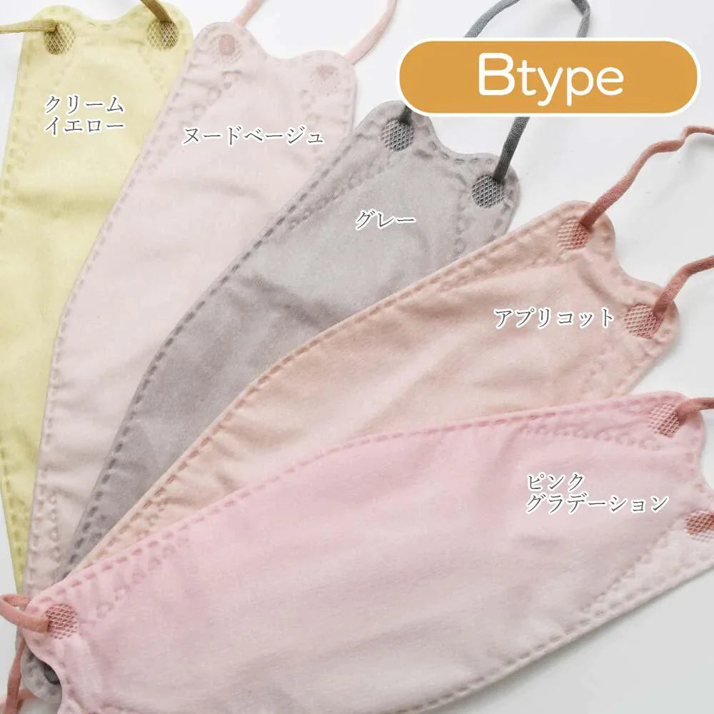Bタイプ Make Up Mask-Btype　3D立体 血色マスク　50枚
