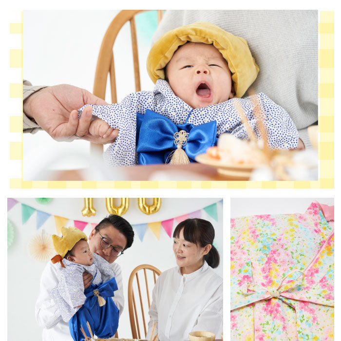 ベビー袴 （おりひめ）お食い初め 服 衣装 袴 初節句 ベビー服 綿 和服 男の子 女の子 百日祝い 100日祝い 100日 写真撮影 おしゃれ着 ハーフバースデー お宮参り ひなまつり