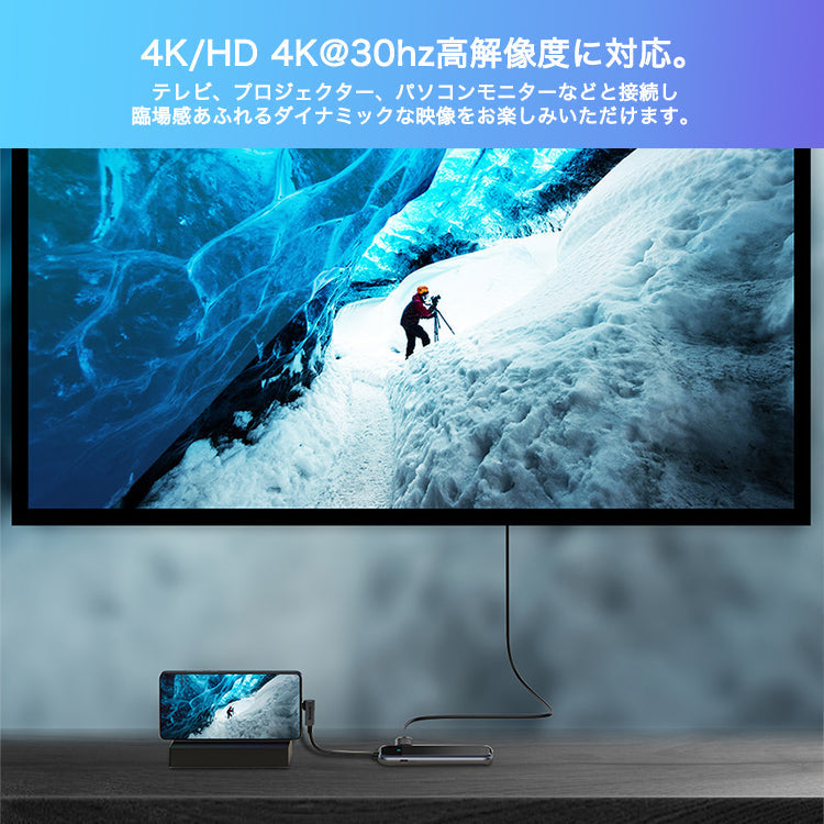 USB Type C ハブ 6in1 60W PD充電ポート baseus-020