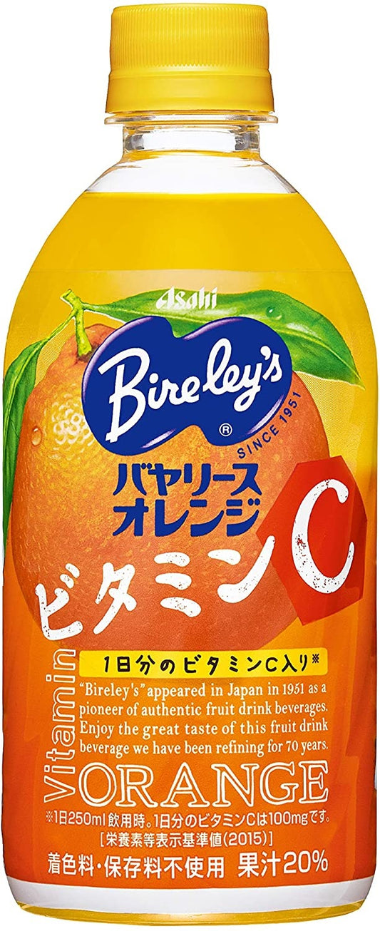 【送料無料】アサヒ飲料 バヤリース オレンジ 470ml×24本/1ケース【北海道・東北・四国・九州・沖縄県は必ず送料がかかります】