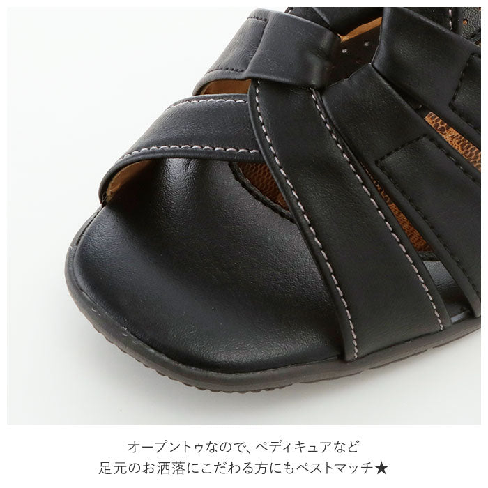 【レンガ・Lサイズ】 サンダル レディース 夏 通販 履きやすい ストラップサンダル パンジー pansy 歩きやすい 疲れにくい ローヒール おしゃれ シンプル サマーサンダル 軽量 軽い 抗菌 バックストラップ