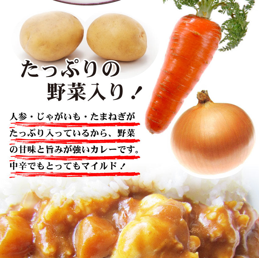 丸ごと1本 手羽元カレー 中辛 （お得な3食セット） 博多の有名店「鳥ＺＥＮ亭」