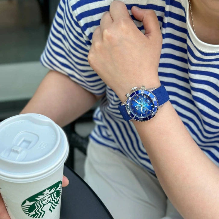 ice-watch アイスウォッチ ICE chrono - ディープブルー - ミディアム 021441
