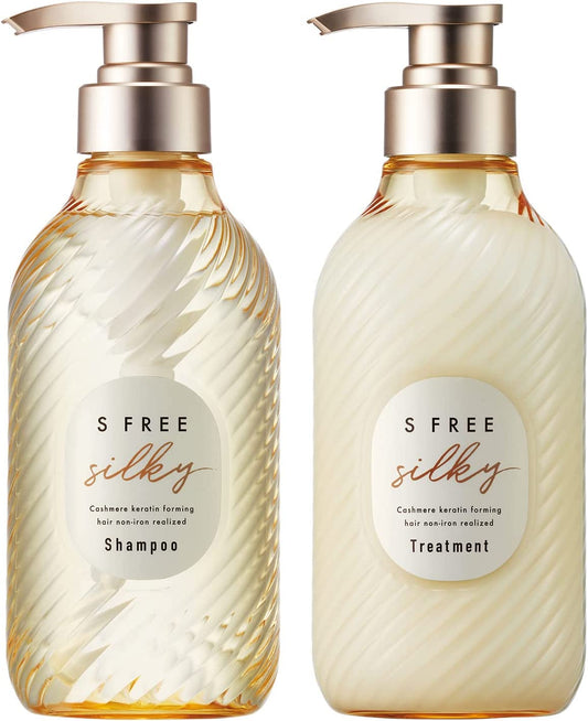エスフリー　シャンプー&トリートメント　シルキースムース　本体セット