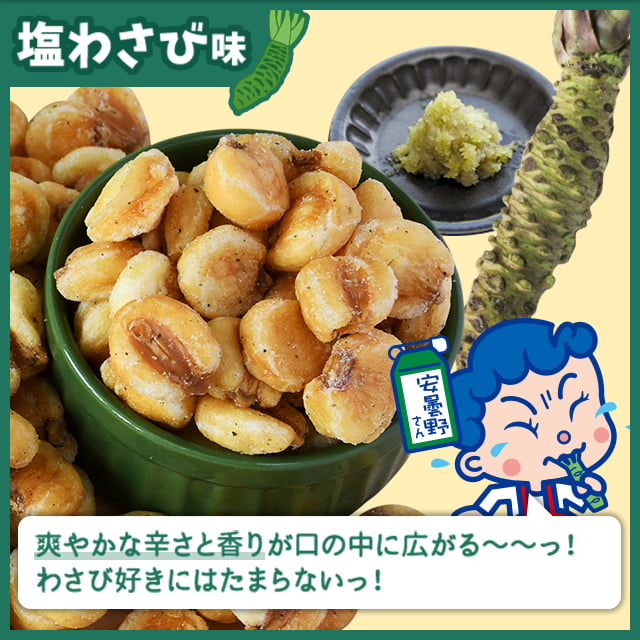 【3人シェア買いでお得】【塩わさび味】ガリッとコーン 500g（250g×2）ジャイアントコーン 送料無料