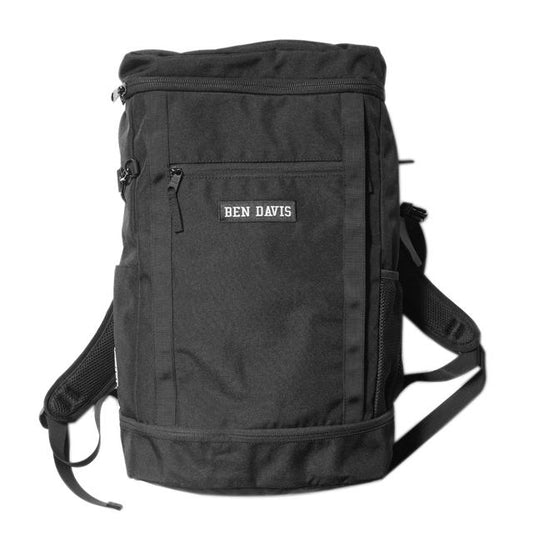 【BLACK/WHITE・BDW-8011】 ベンデイビス リュック 通販 BEN DAVIS バックパック 大容量 30L ボックス型 通学 通勤 メンズ レディース おしゃれ 大人 かわいい ブランド 高校生 大学生 スクエアリュック