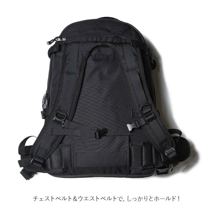 【BLACK・リュック】 BEN DAVIS ベンデイビス バックパック 大容量 通販 リュック デイパック リュックサック 34L 通学 通勤 レディース メンズ CAMP キャンプ ユニセックス 男女兼用 高校生 アウトドア 旅行