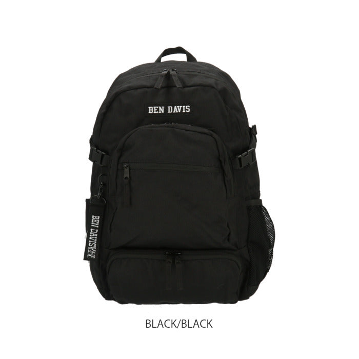 【BLACK/BLACK・BDW-8051】 通販 ベンデイビス リュック レディース メンズ 大容量 通学 通勤 A4 B4 ノートPC タブレット  男子 女子 旅行 部活 バックパック BEN DAVIS TRAVELLER DAYPACK トラベラーデイパック