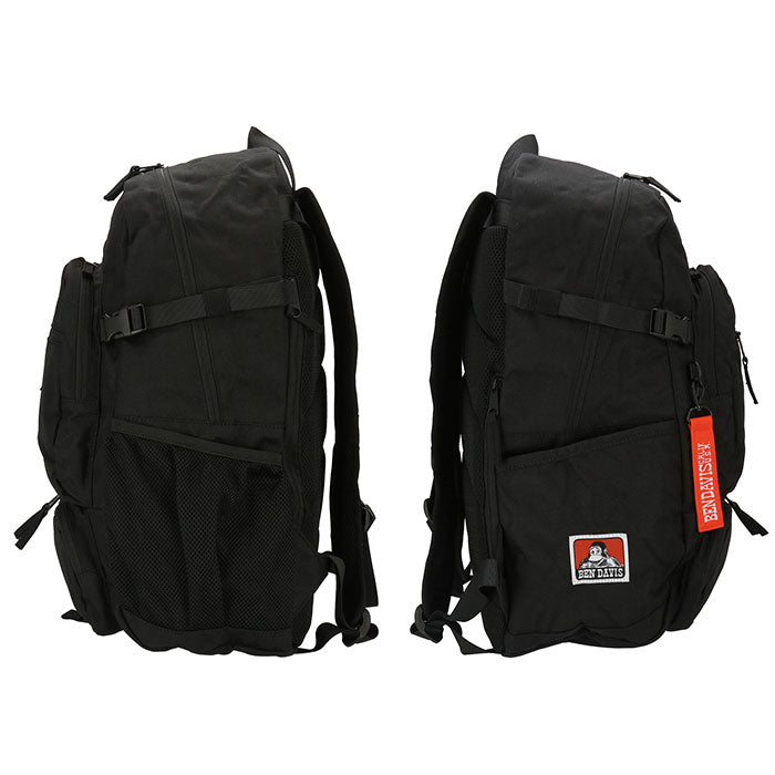 【BLACK/BLACK・BDW-8051】 通販 ベンデイビス リュック レディース メンズ 大容量 通学 通勤 A4 B4 ノートPC タブレット  男子 女子 旅行 部活 バックパック BEN DAVIS TRAVELLER DAYPACK トラベラーデイパック