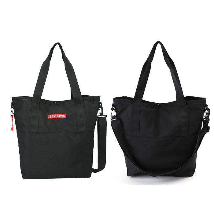 【BLACK/PURPLE・BDW-8067】 通販 ベンデイビス ショルダーバッグ メンズ レディース 斜めがけ 大人 2way トートバッグ おしゃれ シンプル リップストップ 丈夫 A4 ブランド BEN DAVIS TRAVEL TOTE L トラベルトート
