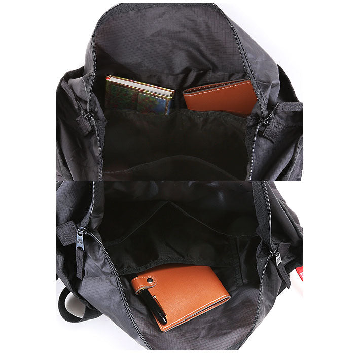 【BLACK/PURPLE・BDW-8067】 通販 ベンデイビス ショルダーバッグ メンズ レディース 斜めがけ 大人 2way トートバッグ おしゃれ シンプル リップストップ 丈夫 A4 ブランド BEN DAVIS TRAVEL TOTE L トラベルトート