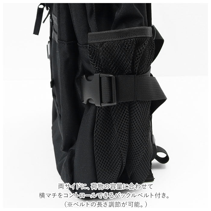 【BLACK・リュック】 BEN DAVIS ベンデイビス バックパック 大容量 通販 リュック デイパック リュックサック 32L 通学 通勤 レディース メンズ 普段使い MESH XL PACK カレッジロゴ ユニセックス 男女兼用