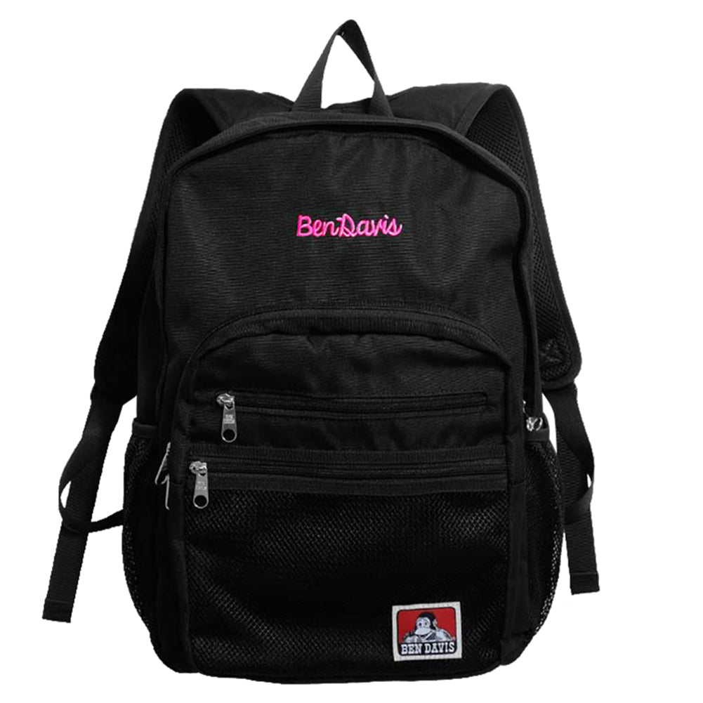 【BLACK/PINK・BDW-9200】 ベンデイビス リュック レディース メンズ 通販 大容量 通学 ben davis ブランド 軽い 軽量 おしゃれ 通勤 大人 かわいい 高校生 大学生 女子 女の子 男子 男の子 リュックサック