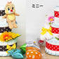 ディズニーシリーズ！おむつケーキ【Ｓサイズ/ミッキー】可愛いキャラクターのぬいぐるみ/ビーンズコレクション/出産祝い