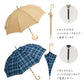 【プレーンカラー/ベージュ・長傘】 ビコーズ 傘 because 通販 雨傘 長傘 晴雨兼用 UVカット 日傘 58cm 58センチ 手開き バンブーハンドル かさ カサ おしゃれ 大人 かわいい シンプル 雨具 B-1348 レディース雨傘
