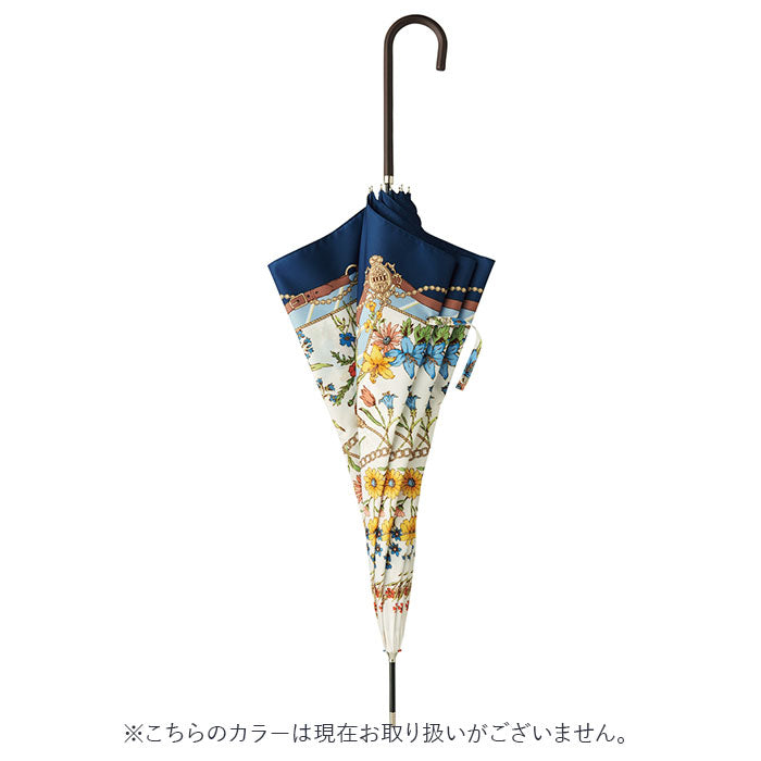【2トーンチェック/ホワイト・長傘】 傘 レディース 長傘 通販 晴雨兼用 日傘 uvカット おしゃれ かわいい ブランド because ビコーズ 58cm 手開き 雨傘 雨晴兼用傘 かさ 婦人傘 アンブレラ 母の日 ギフト