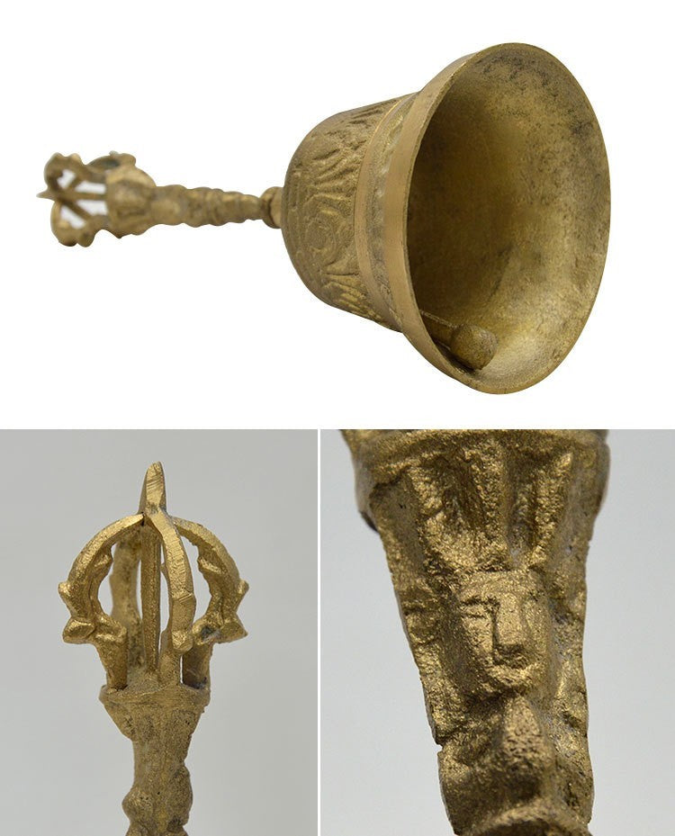 ベル ドルジェ バジュラ チベット 仏教 浄化 ハンドメイド 手作り メタル 瞑想 ヨガ 特殊 ヒンドゥー教法具 チャクラ 縁起物 祈る 開運 スピリチュアル プレゼント 贈り物 ギフト お土産 お守り