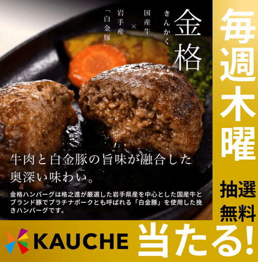 【無料でエントリー】６個セット 格之進 金格ハンバーグ【抽選で当たる】
