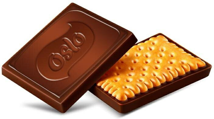 【送料無料】トルコ産 オスロ チョコレートビスケット 100g×10個