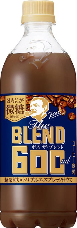 【送料無料】サントリー ボス The Blend blend ほろにが微糖 600ml×1ケース/24本