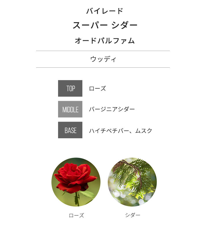 【3人シェア買いでお得】バイレード [ネコポス] スーパー シダー BYREDO オーデパルファン 香水 お試し 1.5ml アトマイザー ミニ香水