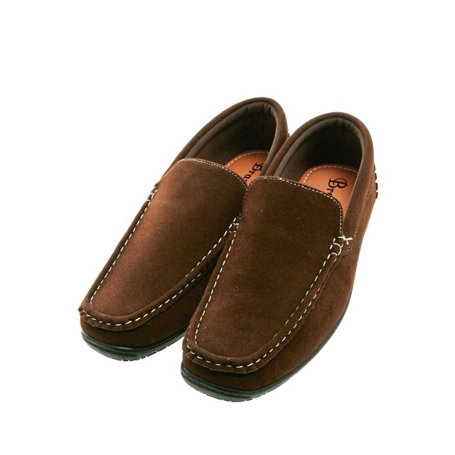 【D.BROWN.Dブラウン・41(25.5-26cm)】 ドライビングシューズ ブラジリアン BRAZYLIAN スリッポン ベーシック オールシーズン リラックス 定番 プレーン シンプル ローカット デッメンズ靴 MD-BZ-1401 r-3-271