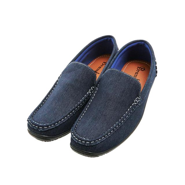 【NAVYDENIM.ネイビーデニム・42(26.5-27cm)】 ドライビングシューズ ブラジリアン BRAZYLIAN スリッポン ベーシック オールシーズン リラックス 定番 プレーン シンプル ローカット デッメンズ靴 MD-BZ-1401 r-3-271