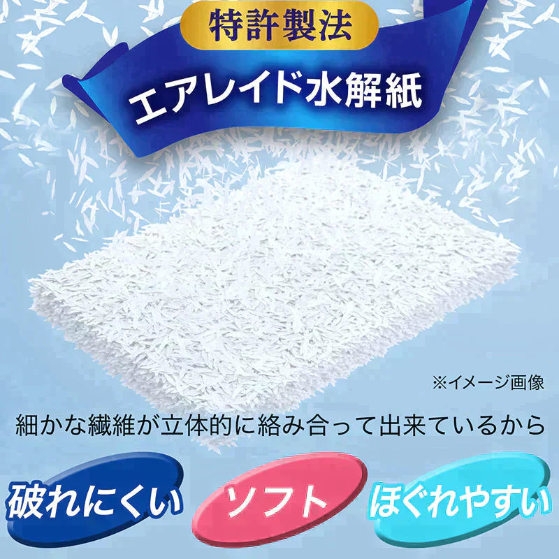 激落ちくん クリンぱ トイレクリーナー （24枚 × 12個）詰まりにくい流せるトイレシート【エコ得リリースSALE】