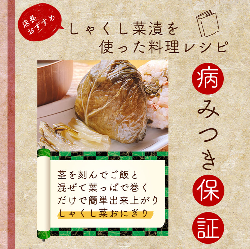 しゃくし菜漬 360g(180ｇ×2袋)【ゲリラセール】