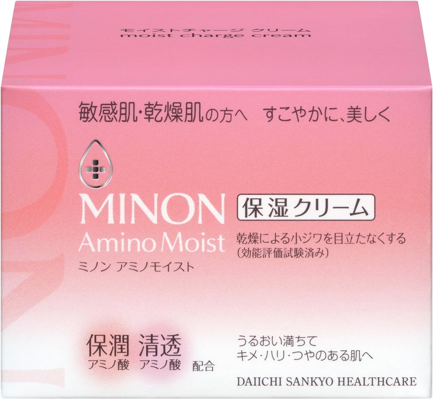 ミノン　アミノモイスト モイストチャージ クリーム 40g　敏感肌　乾燥肌こちらは普通郵便で発送いたします。 土日祝日は発送いたしません、   通常ですと3〜7日で配達されます。(土日祝日除く)