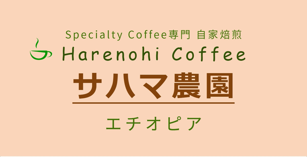 200g スペシャルティコーヒー豆「エチオピアサハマ農園（粉）」【数量限定】
