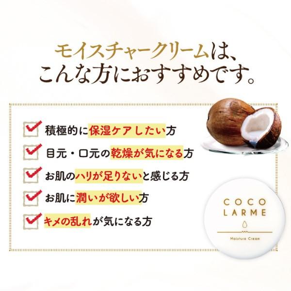 ココラルムモイスチャークリーム【内容量30g/約2カ月分】保湿クリーム 超低分子ヒアルロン酸 コラーゲン エラスチン セラミド ヴァージンココナッツオイル モイスチャークリーム ココナッツオイル