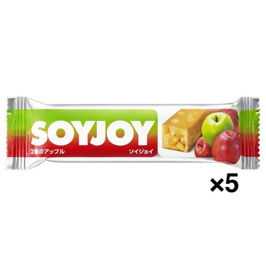 【たっぷり5個+おまけ付き！】大塚製薬 Otsuka ソイジョイ SOYJOY 2種のアップル [30g]
